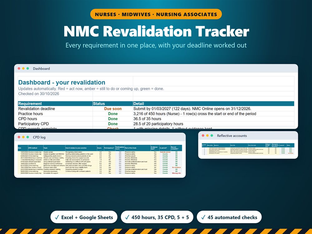 NMC Revalidation Tracker